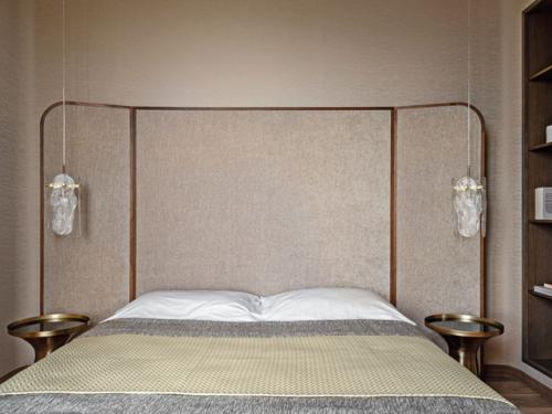 Благородный интерьер 1-комнатной квартиры 43, 5 м 2 в ЖК Spires в Москве. 07