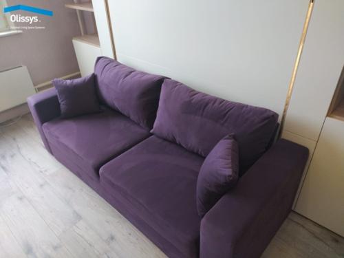 Большой модуль - трансформер 3 в 1 с диваном цвета баклажан закажите мебель Olissys \u2122 в любой город России. 04