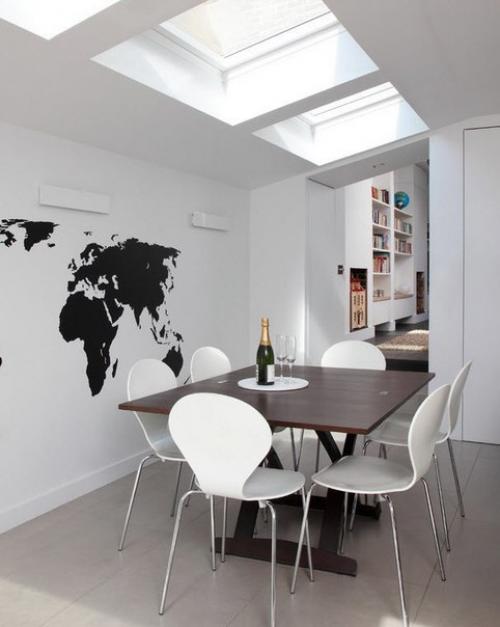 Карта- лучший способ интерьер без больших затрат разнообразить. 09