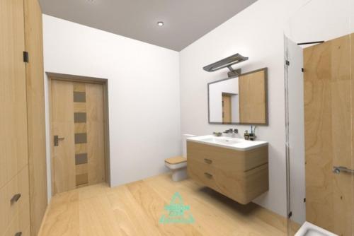 Дом 30 х 20 стильное альпийское шале со спа комплексом. 09