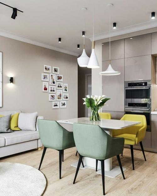 Оцените дизайн кухни - гостиной. 03