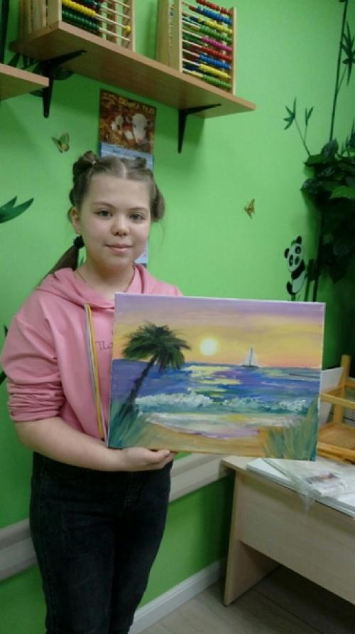 Наша студия рисования под руководством педагога петровой Василины. 05