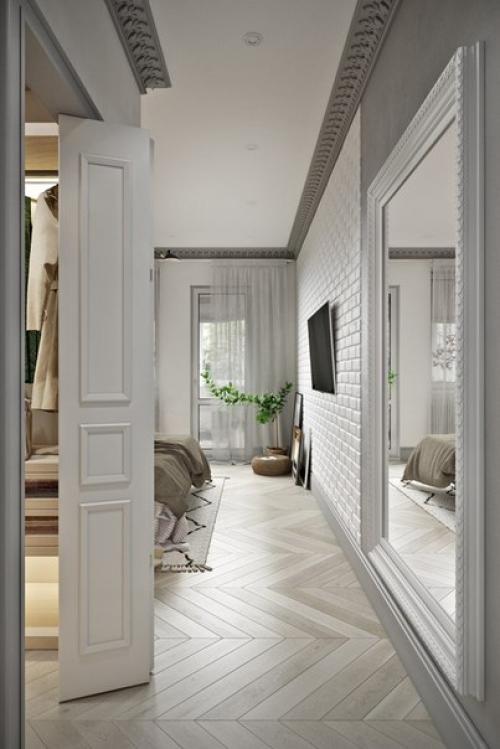 Белый дзен.  Дизайн Студия Уютная. 02