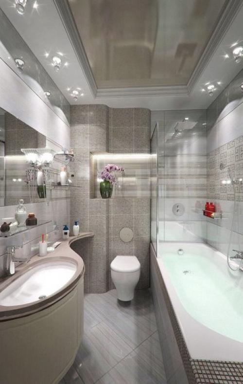 Какой потолок для ванной выбрать? 02