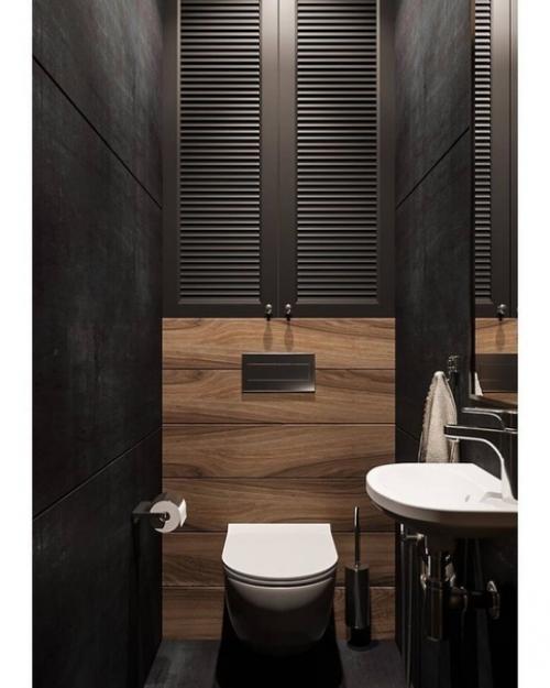 Вот вам 10 стильных вариантов оформления санузла. 04