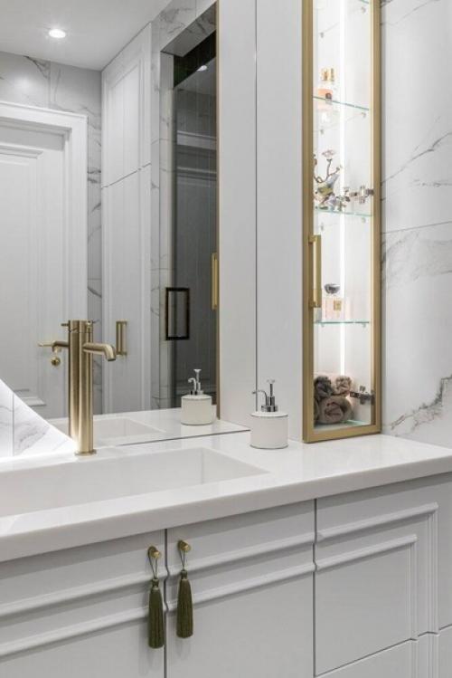 Двухкомнатная квартира в стиле неоклассика с восточными мотивами. 06