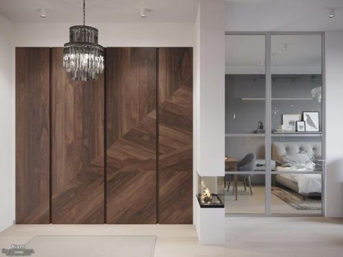 Современный дизайн двухкомнатной квартиры 63, 7 кв. 07