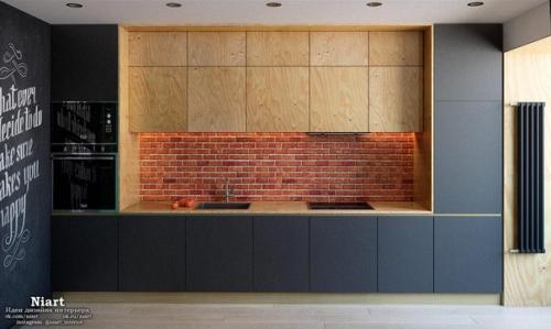 Дизайн двухкомнатной квартиры с барной стойкой на балконе. 03