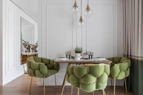 Двухкомнатная квартира в стиле неоклассика с восточными мотивами. 08