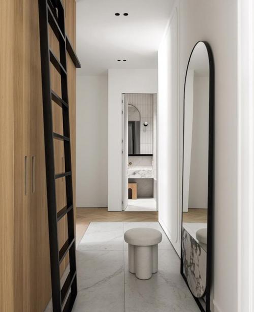 Интерьер квартиры в светлой цветовой гамме, в скандинавском стиле от Bureau Slovo. 01