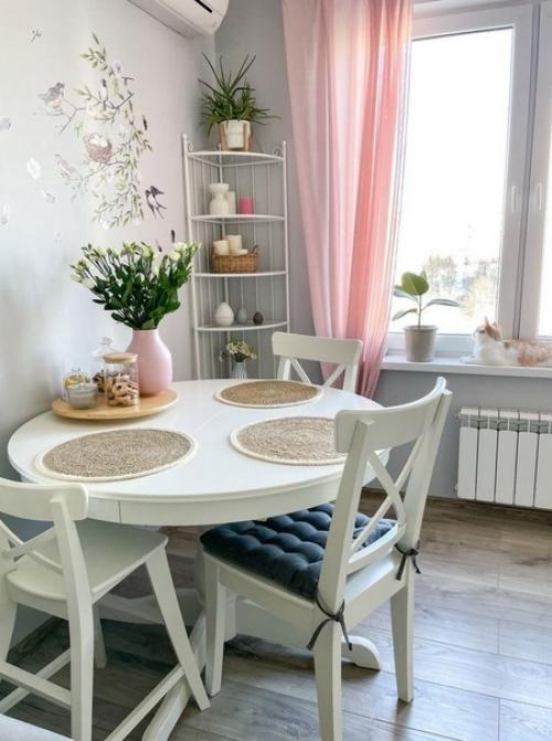 Чудесный, светлый, легкий интерьер кухни и гостиной - ремонт без дизайнера. 03