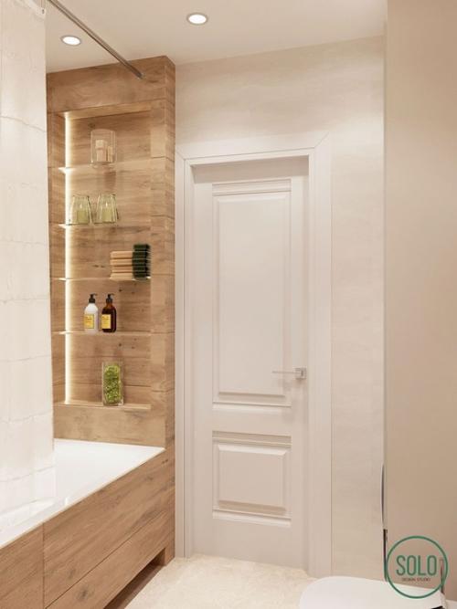 Интерьер совмещенного санузла в 1-комнатной квартире площадью 45 кв. 03