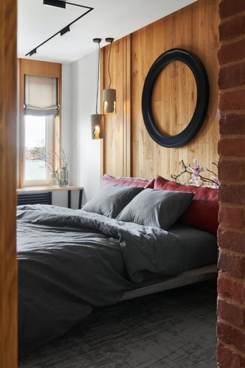 Реализованный интерьер квартиры в стиле лофт в Калининграде. 04