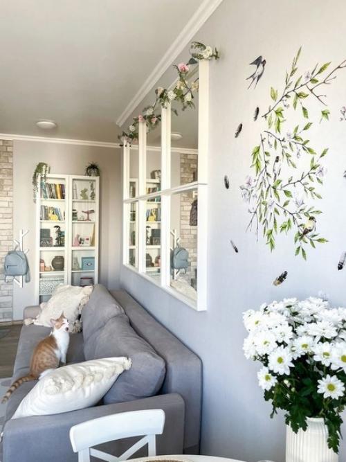 Чудесный, светлый, легкий интерьер кухни и гостиной - ремонт без дизайнера. 05