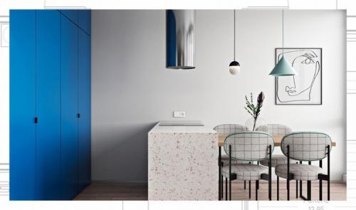 У многих синий цвет с прохладой и свежестью ассоциируется. 09