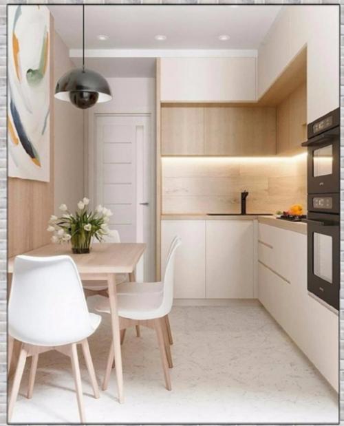 Современная кухня. В белом цвете. 01