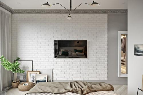 Белый дзен.  Дизайн Студия Уютная. 01