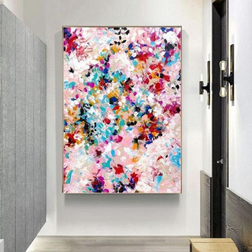 Абстракция в интерьере: как выбрать картину и оформить её. 03