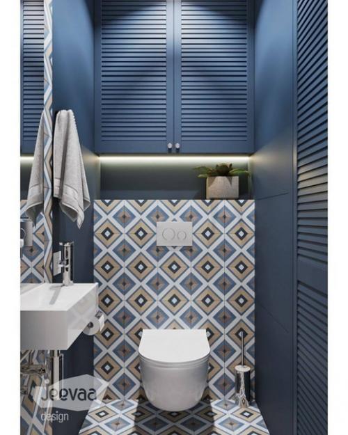 Вот вам 10 стильных вариантов оформления санузла. 06