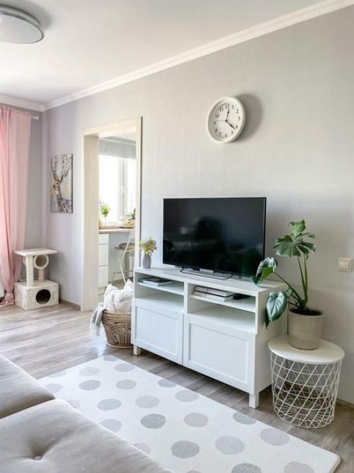 Чудесный, светлый, легкий интерьер кухни и гостиной - ремонт без дизайнера. 06