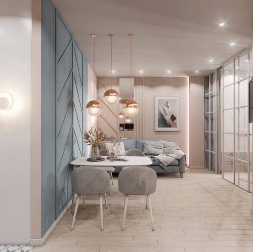 Дизайн - проект однокомнатной квартиры. 01