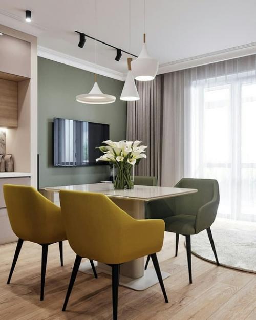 Оцените дизайн кухни - гостиной. 04