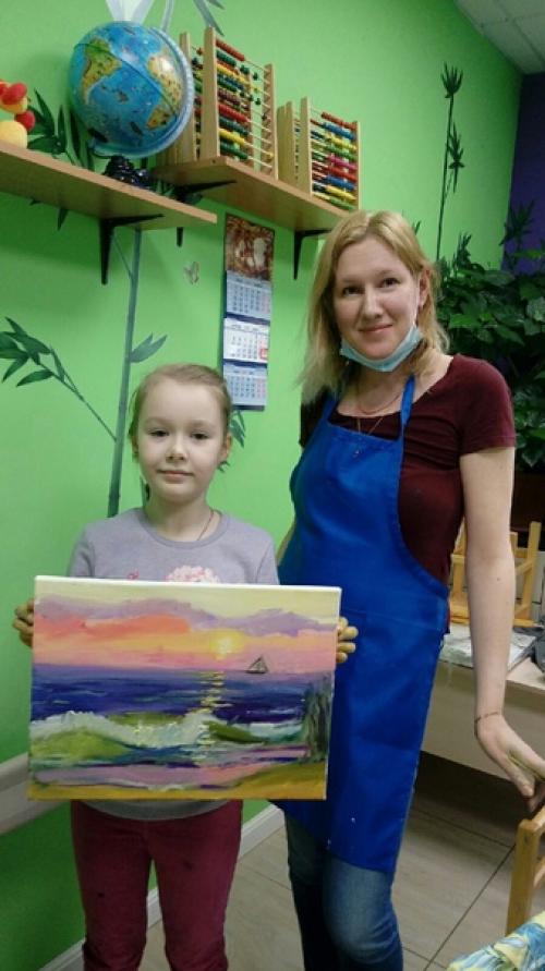 Наша студия рисования под руководством педагога петровой Василины. 04