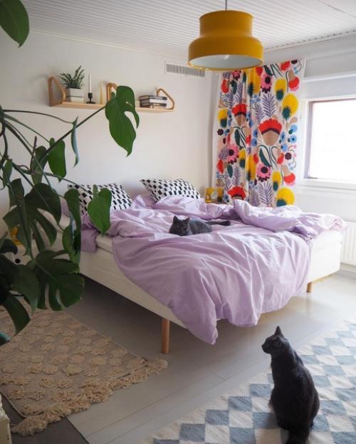 Яркие и нейтральные цвета в стильном доме в Финляндии. 04