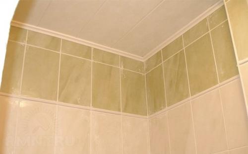 Как сделaть потолок из пластикoвыx пbх панелей своими ру ами. 07