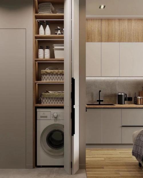 Интерьер квартиры - студии, площадью 25 кв. 04