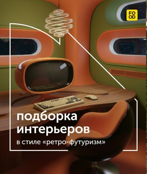 Ретрофутуризм в дизайне интерьера.

