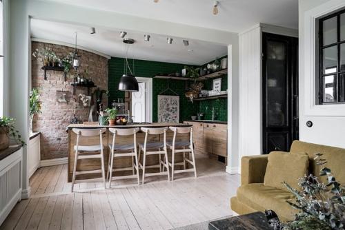 Интерьер небольшой квартиры в Швеции (50 кв. 04