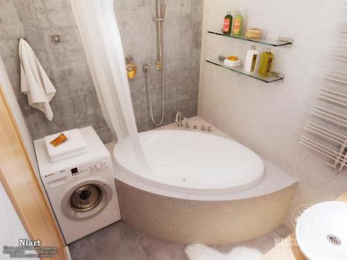 Двухкомнатная квартира Бетонные Джунгли. 07