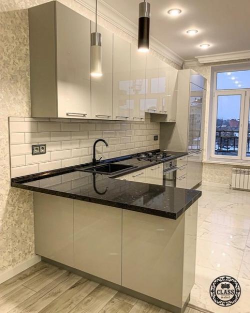 У молодой семьи получилась прекрасная функциональная кухня. 04