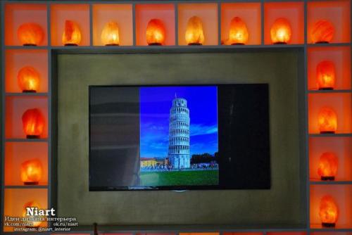 Соляные лампы в интерьере. 06