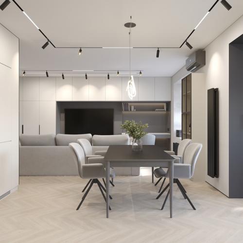 Зона кухни + лоджия из нового проекта. 03