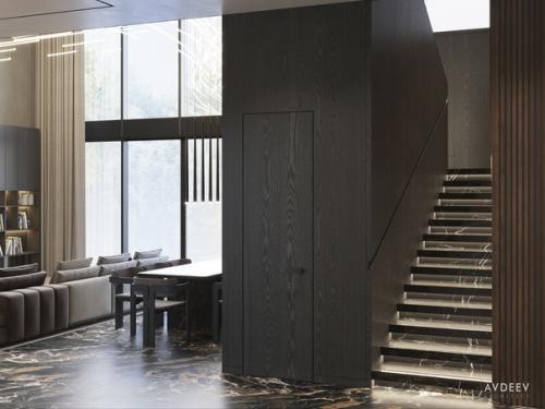 Интерьер кухни - гостиной. 07