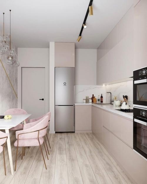 Дизайн - проект квартиры в светлой цветовой гамме. 01