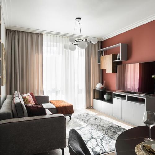 Мы представляем вашему вниманию завершенный ремонт квартиры площадью 70 кв. 01