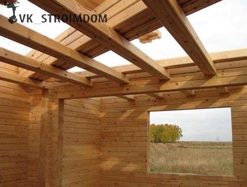 Перекрытие дома из бруса: пошаговая инструкция. 02 Перекрытие дома из бруса: пошаговая инструкция. 02