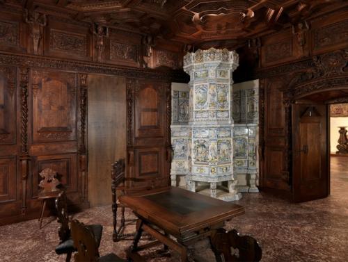 Исторические комнаты в музее метрополитен, Нью-йорк. 04