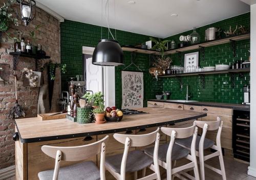 Интерьер небольшой квартиры в Швеции (50 кв. 02