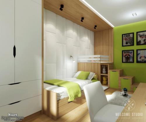 Двухкомнатная квартира Бетонные Джунгли. 04