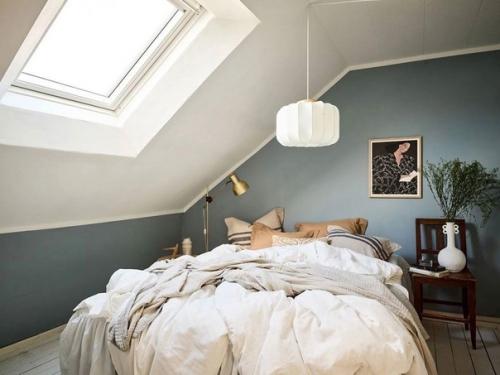 В Гетеборге есть мансардная квартира, которая является отличным примером того, как можно превратить заброшенное чердачное помещение в уютный дом. 05