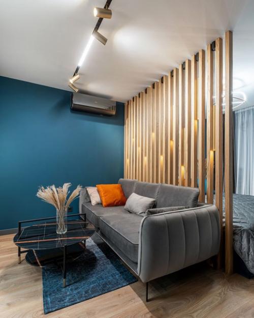 Эту однокомнатную квартиру площадью 33 квадратных метра дизайнер Тамара Воронцова оформила для молодой заказчицы. 04