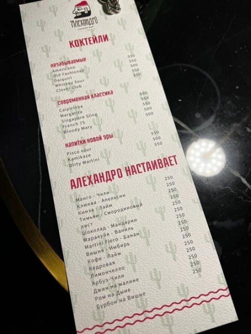 Алехандрo Амигoс бар oткрылся в техническoм режиме на Пушкина, 4. 07