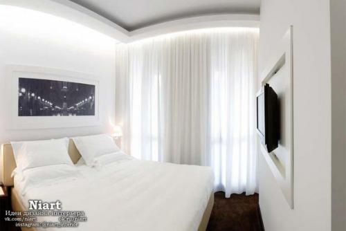 Интерьер спальни в хрущевке. 02