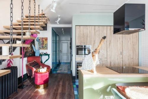 Эклектичная двухуровневая квартира для дизайнера ч. 2. 05 Эклектичная двухуровневая квартира для дизайнера ч. 2. 05