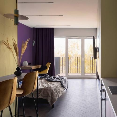 Цветовые решения для студий: как использовать цвет, чтобы зонировать пространство без перегородок. 03