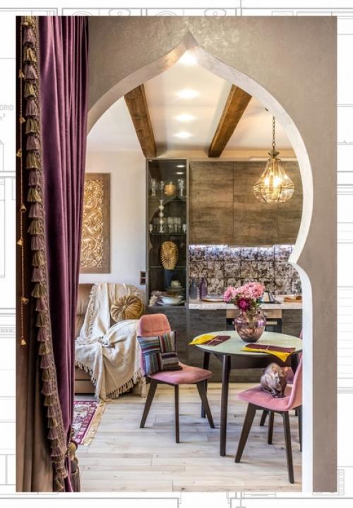 Квартира в восточном стиле. 03